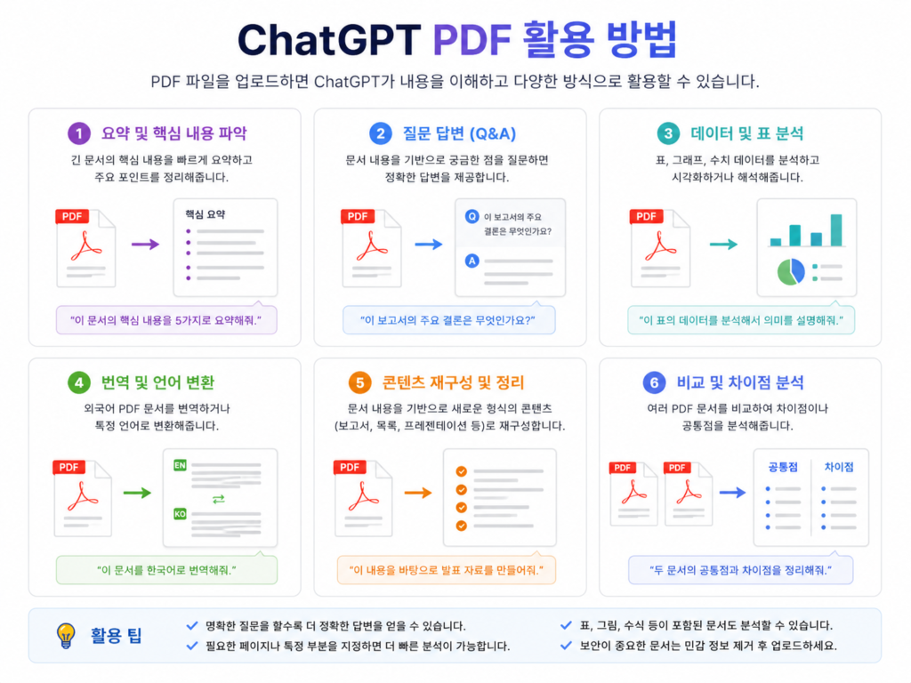 ChatGPT PDF 활용 방법