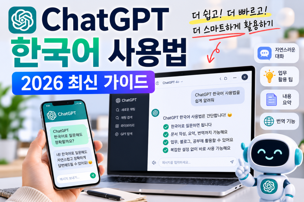 ChatGPT 한국어 사용법