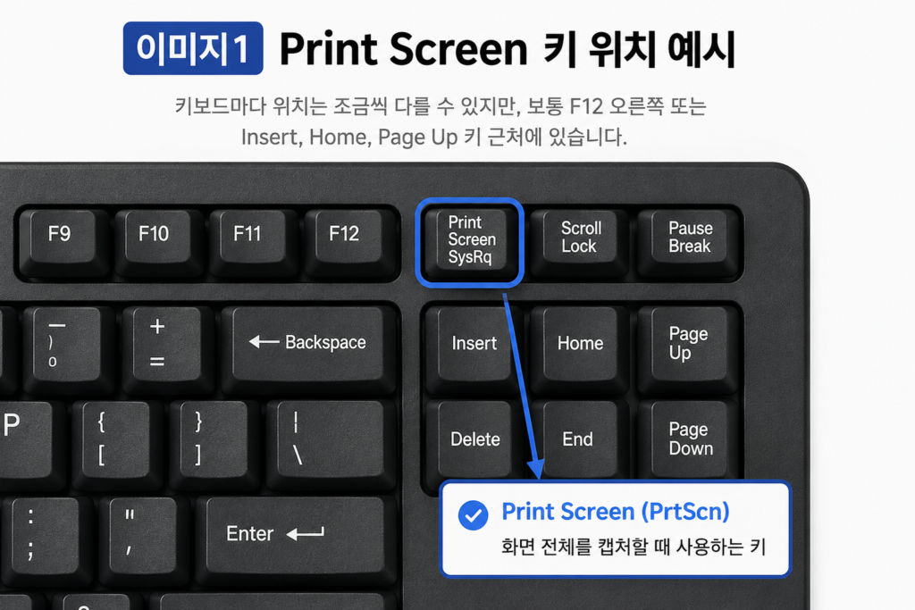 Print Screen 캡처 방법