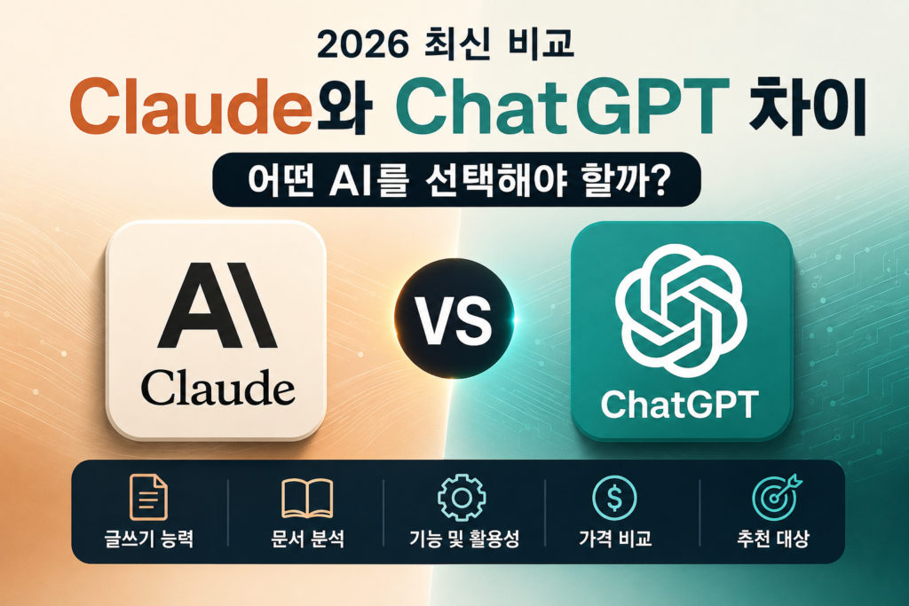 claude chatgpt 차이 비교