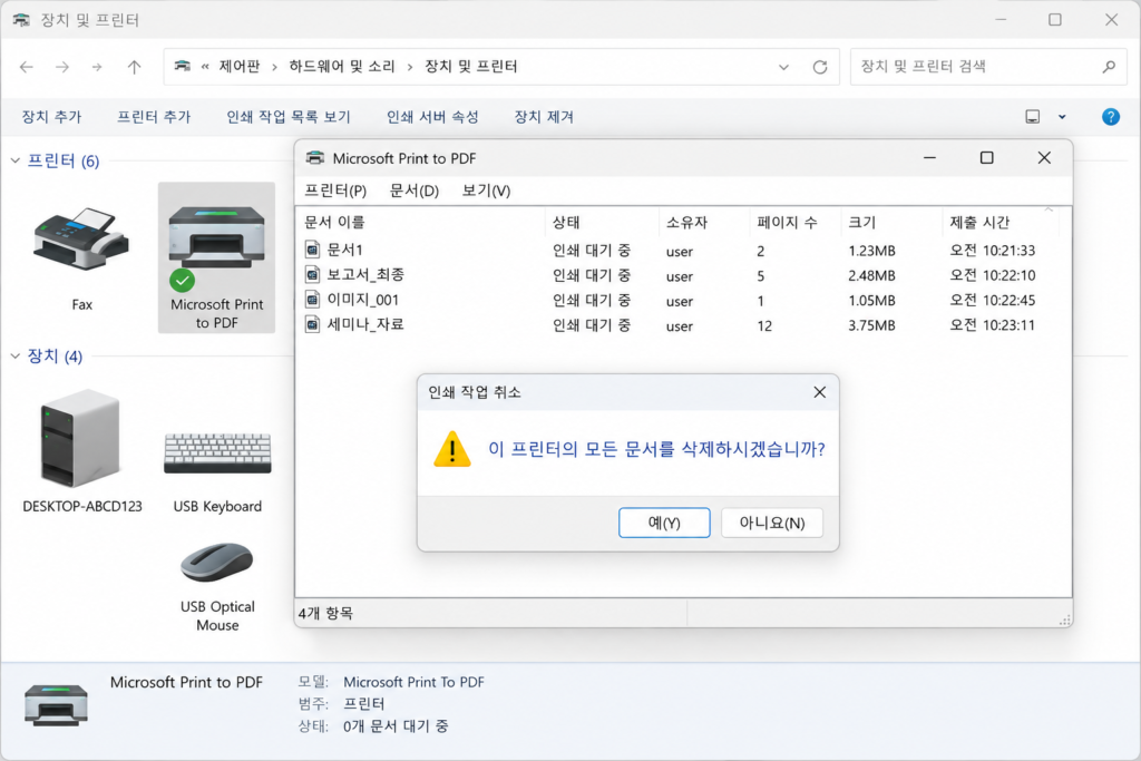 [이미지2]

Windows 인쇄 대기열 삭제 화면

computer-print-queue-clear.webp